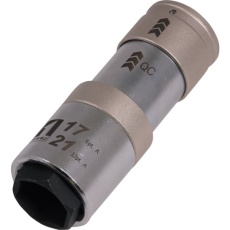 【19842】MUSTTOOL QCソケット ダブル 17/21mm 6/12角 IM-4W1721I-612K