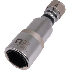 【19857】MUSTTOOL QCソケット ダブルソケット 32/36 首振 6角 IM-4W3236IUN-6K