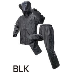 【NO2920-BK-LL】喜多 レッヂレイン ストレッチ透湿合羽 No2920 ブラック LL