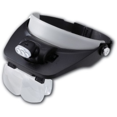 【HL-LED】SK LEDヘッドルーペ 1.2倍/1.8倍/2.5倍/3.5倍