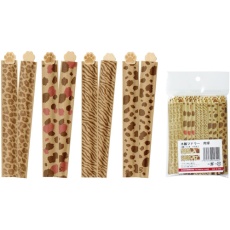 【377306】大黒 木製マドラー 肉球 袋入 48本アソート