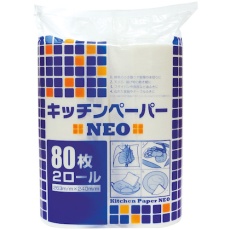【377102】大黒 キッチンペーパー NEO 80枚 2ロール