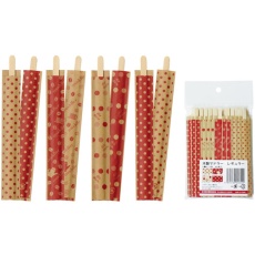 【377307】大黒 木製マドラー レギュラー 袋入 48本アソート