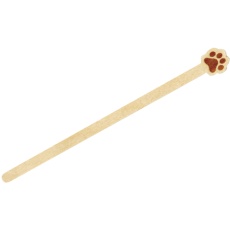 【377303】大黒 木製マドラー 肉球 100本入