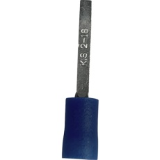 【EDV14-87MB-Q】ストロングホールド ビニール絶縁被覆付ブレード端子 電線サイズ:AWG16～14/1.25～2sq 25個入り