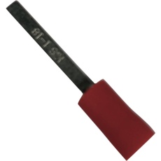 【EDV18-87MB-Q】ストロングホールド ビニール絶縁被覆付ブレード端子 電線サイズ:AWG22～18/0.3～0.75sq 25個入り