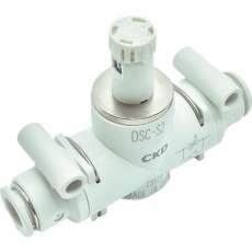 【DSC-S2-10-H1010】CKD ダイヤル付スピードコントローラ インラインタイプ
