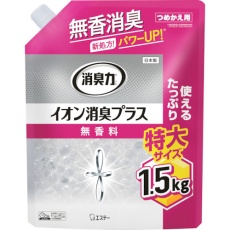 【ST12804】エステー 消臭力クリアビーズ イオン消臭プラス 特大 つめかえ 無香料