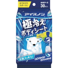 【02463-0】アイスノン 極冷えボディーシート ミントの香り