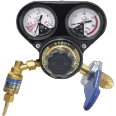 【SSBPOXWS】YAMATO 溶断用調整器 乾式安全器同梱 酸素用 SSボーイプラス 関西式スパナ付
