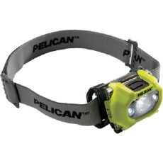 【276500103245】PELICAN 2765 ヘッドアップライト 黄(防爆)