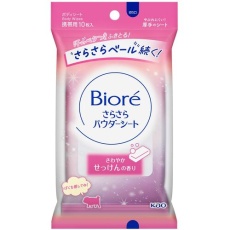 【347541】Kao ビオレさらさらパウダーシート せっけんの香り 携帯用