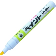 【KPEM-KYE】タジマ 高耐久ペイントマーカー 蛍光イエロー 中字・丸芯