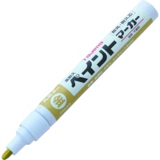 【KPEM-GLD】タジマ 高耐久ペイントマーカー ゴールド 中字・丸芯