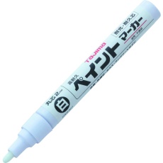 【KPEM-WHT】タジマ 高耐久ペイントマーカー 白 中字・丸芯