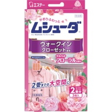 【ST30331】エステー ムシューダ 1年間有効 ウォークインクローゼット専用 3個入 やわらかフローラル