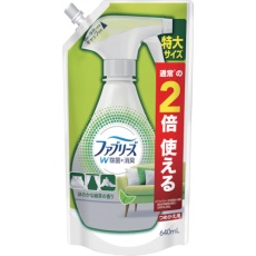 【687188】ファブリーズ W除菌+消臭 ほのかな緑茶の香り つめかえ 640ml