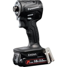 【EZ1PD1N18D-B】EXENA 充電インパクトドライバー 18V3.0Ah電池セット品 黒