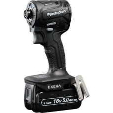 【EZ1PD1J18D-B】EXENA 充電インパクトドライバー 18V5.0Ah電池セット品 黒
