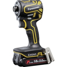 【EZ1PD1N18D-Y】EXENA 充電インパクトドライバー 18V3.0Ah電池セット品 黄
