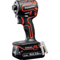 【EZ1PD1J14D-R】EXENA 充電インパクトドライバー 14.4V5.0Ah電池セット品