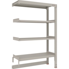 【M3-DB6454B】TRUSCO スチールラック M3型中量棚 台車天板収納型 W1200XD471XH1800 4段 連結