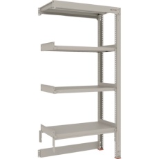 【M3-DB6354B】TRUSCO スチールラック M3型中量棚 台車天板収納型 W900XD471XH1800 4段 連結