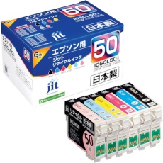 【JIT-E506PZ】jit エプソン IC6CL50対応 ジットリサイクルインク 6色入り