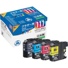 【JIT-B1114P】jit ブラザー LC111-4PK対応 ジットリサイクルインク 4色入り
