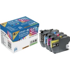 【JIT-B31114P】jit ブラザー LC3111-4PK対応 ジットリサイクルインク 4色入り