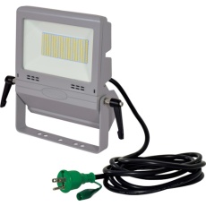 【LEN-FH70D-SL-50K】NICHIDO LED投光器 作業用フラットライト70W