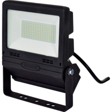 【LJS-FH50D-BK-50K】NICHIDO LED投光器 常設用フラットライト50W 黒