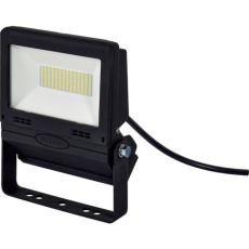 【LJS-FH30D-BK-50K】NICHIDO LED投光器 常設用フラットライト30W 黒