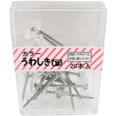 【BS-401】WAKI カラー上敷鋲 クリヤー 20本入り