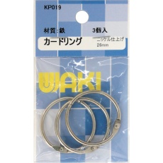 【KP019】WAKI カードリングφ26 Ni 3個入り