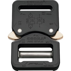 【FY25KVF】ALPIN COBRAプロスタイル バックル 25MM ブラック VF