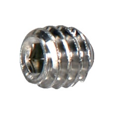 【F001-02605】TRUSCO 六角穴付止めねじ くぼみ先 ステンレス M2.6×5 20本入