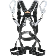 【NO.FGH-144W】トーヨーセフティ フルハーネス型巻取式(ロック装置付き)ダブルランヤード