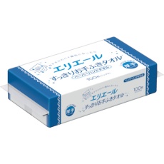 【823456】エリエール Plus+キレイすっきりお手ふきタオル100枚