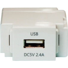 【N-USB0241W】NOATEK 組替式USBコンセント(ミルキーホワイト)