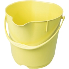 【66218100】BURRTEC バーキンタX カラーバケツ 15L 黄 BKXCB-15Y
