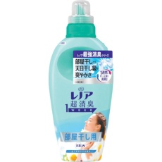 【915854】レノア 超消臭1WEEK 柔軟剤 部屋干し用 おひさまの香り 本体 530ml