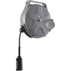 【SHS-210BASLOW】TRIENS 黒ウレタンエアーホースリール スローモーション 内径6.5mm×10m(黒ホース)