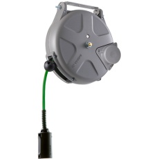 【SHS-210EASLOW】TRIENS 導電エアーホースリール スローモーション 内径6.5mm×10m