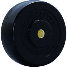 【425S-R75】ハンマー S型用 ゴム一体車輪 樹脂ブッシュ入り 75mm