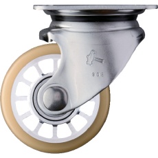 【540S0S-BAU75】ハンマー SUS 低床式重荷重用 自在 ウレタンB車75mm