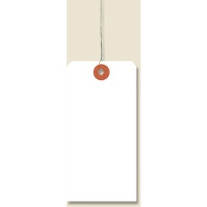 【3500100】シモジマ 荷札 2号 60×120 白<90> 1000枚入り
