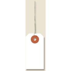 【3500300】シモジマ 荷札 豆 30×60 白<90> 1000枚入り