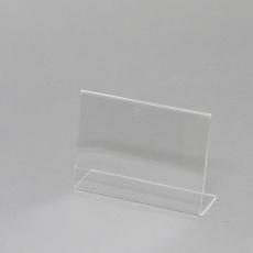 【7306251】HEIKO アクリルサインホルダー L字片面 写真L判 横