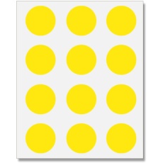 【7067664】HEIKO タックラベル φ28 No.443 黄色 180枚入り